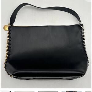 Stella McCartney Black Leather Frayme Tote Bag  MSRP $1925